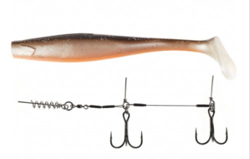 Виброхвосты LJ 3D BBS Series Kubira Swim Shad 9" -PG18+Stinger L (1шт) (931)
